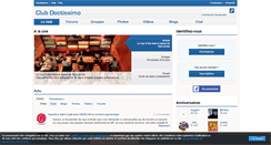 Desktop Screenshot of club.doctissimo.fr