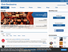 Tablet Screenshot of club.doctissimo.fr
