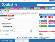 Tablet Screenshot of forum.doctissimo.fr