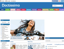 Tablet Screenshot of doctissimo.it