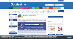 Desktop Screenshot of dictionnaire.doctissimo.fr