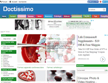 Tablet Screenshot of farmaci.doctissimo.it