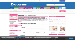 Desktop Screenshot of maternites.doctissimo.fr