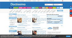Desktop Screenshot of environnement.doctissimo.fr