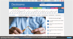Desktop Screenshot of doctissimo.fr