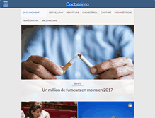 Tablet Screenshot of doctissimo.fr